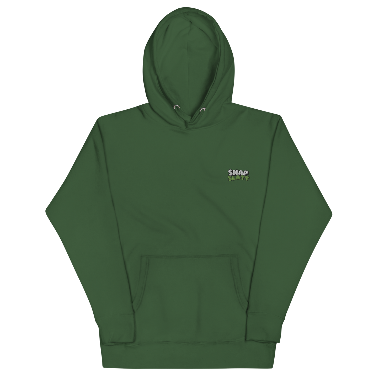 SNAPSLATT EMBROIDERED HOODIE Forest Green