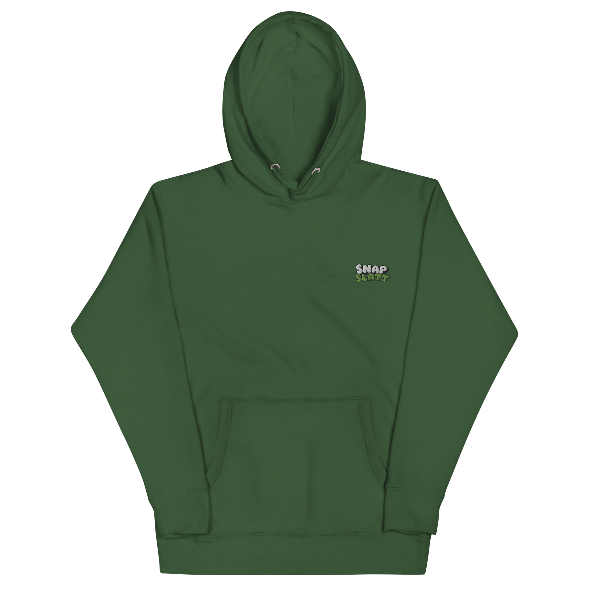 SNAPSLATT EMBROIDERED HOODIE Forest Green