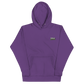 SNAPSLATT EMBROIDERED HOODIE Purple