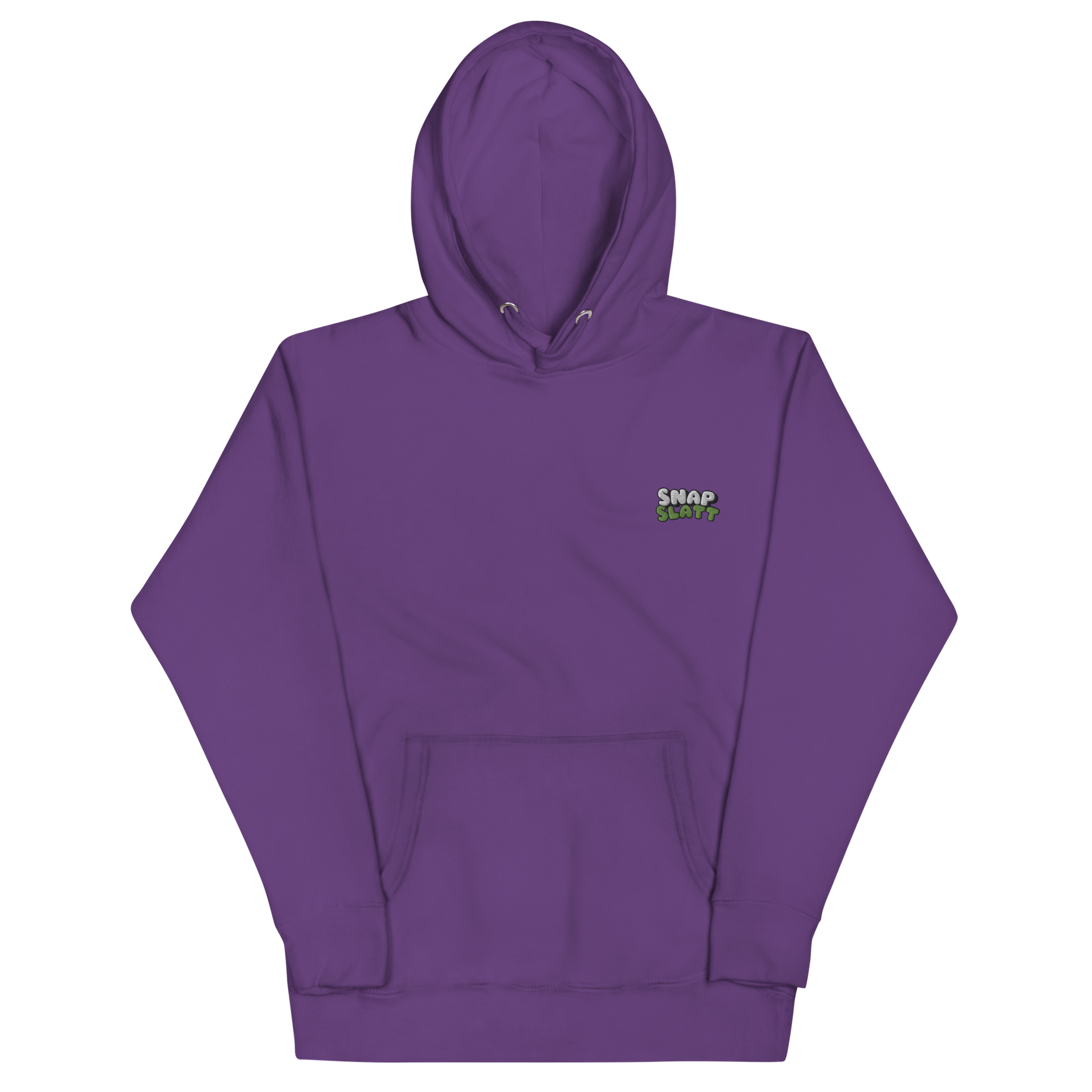 SNAPSLATT EMBROIDERED HOODIE Purple