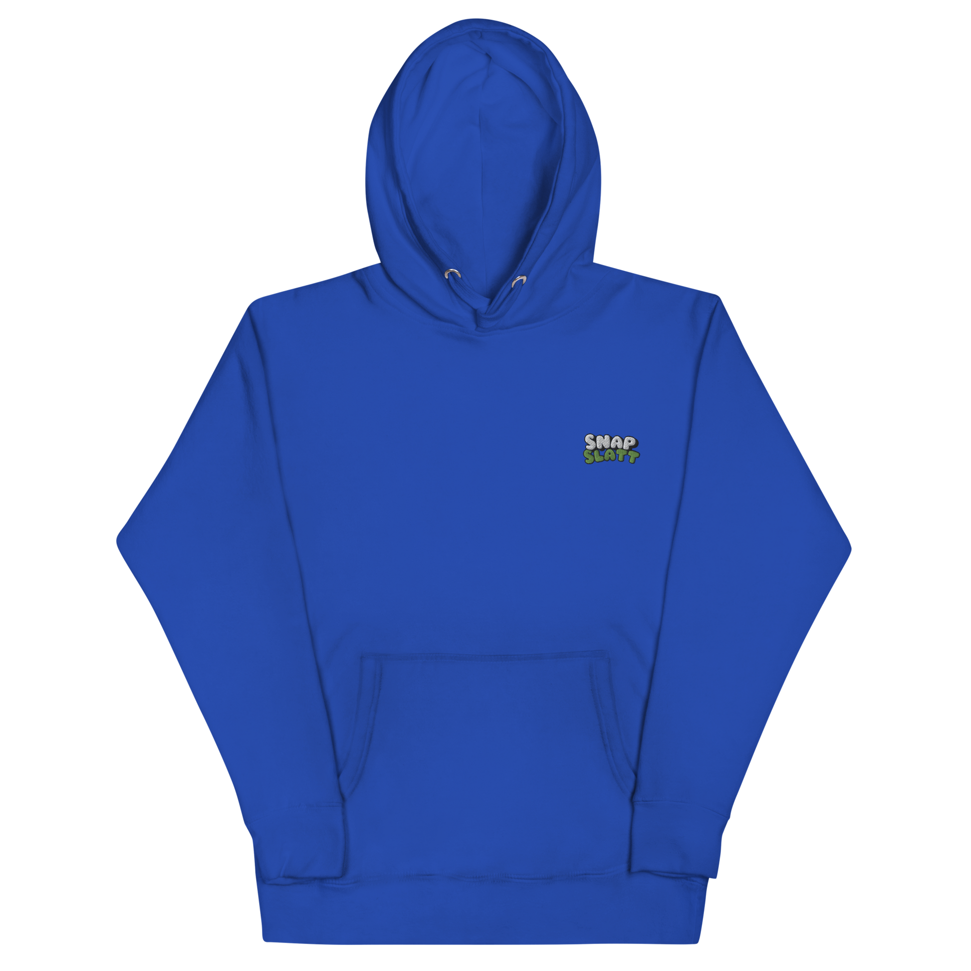 SNAPSLATT EMBROIDERED HOODIE Royal Blue